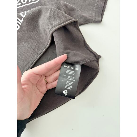 Darc sport brown wolves crop tee limited edition - size small - Picture 4 of 5